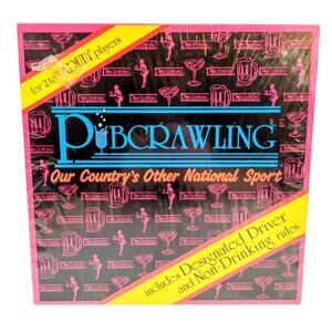 Pubcrawling Our Country's Other National Sport Board Game 1996 Sylgra New
